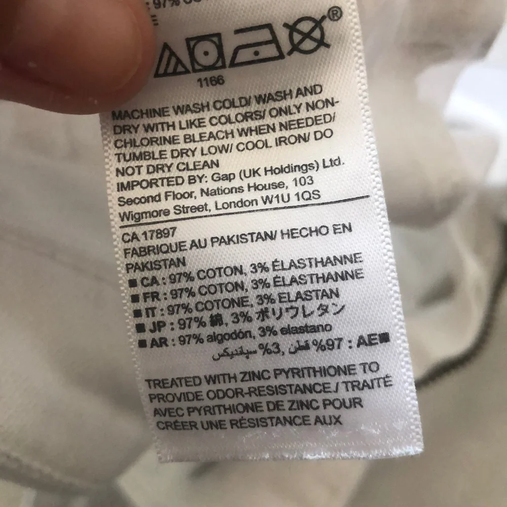 Gap Boyfriend white Shorts - Picture 10 of 10